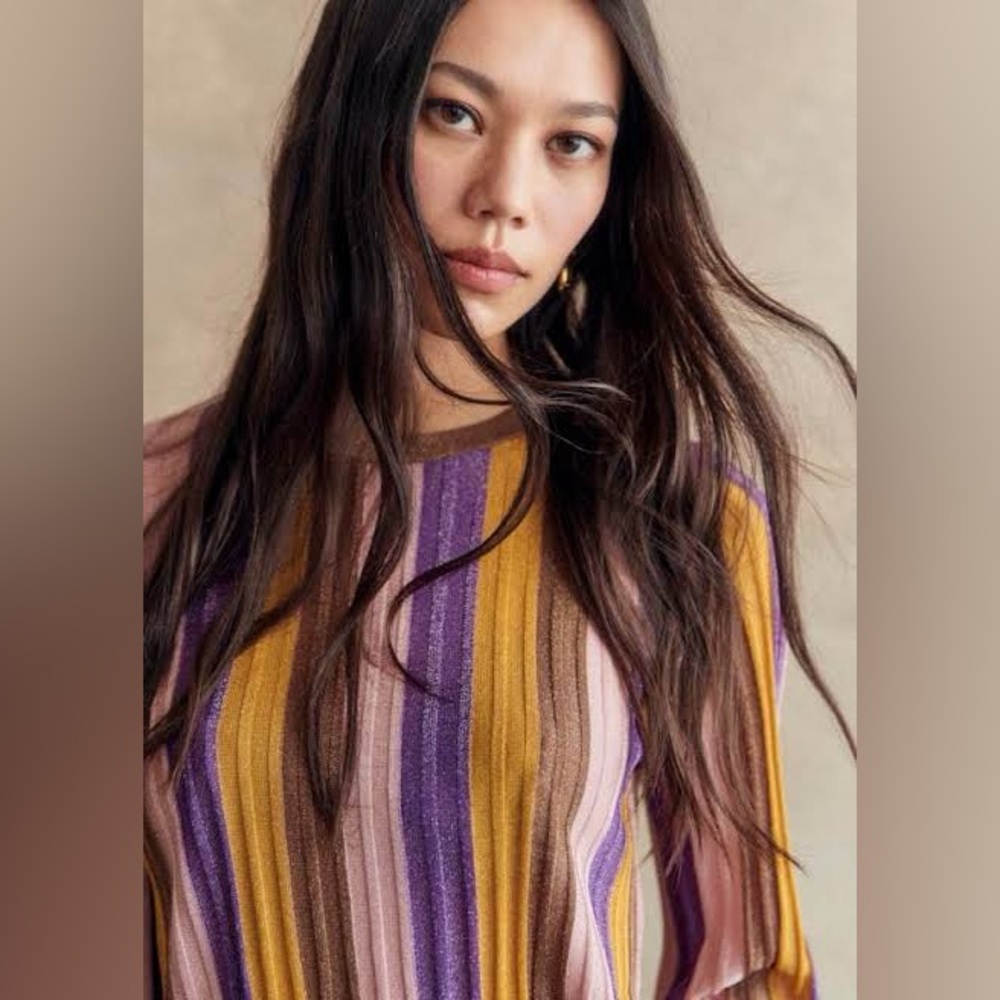 NWT Sezane Pull Lycia - Rayures Violet Rose in size XS
Visit ›
Kaki